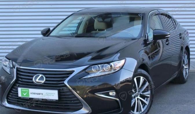 Дефлекторы окон (ветровики) Lexus ES VI 2012 Кобра Тюнинг