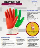 Перчатки строительные