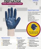 Перчатки нитрил манжета мягкая - Стандарт
